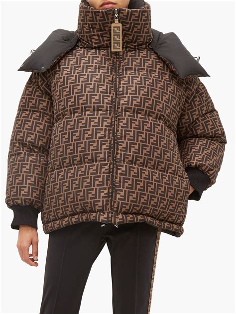 fendi puffer coat|fendi raglan puffer jacket.